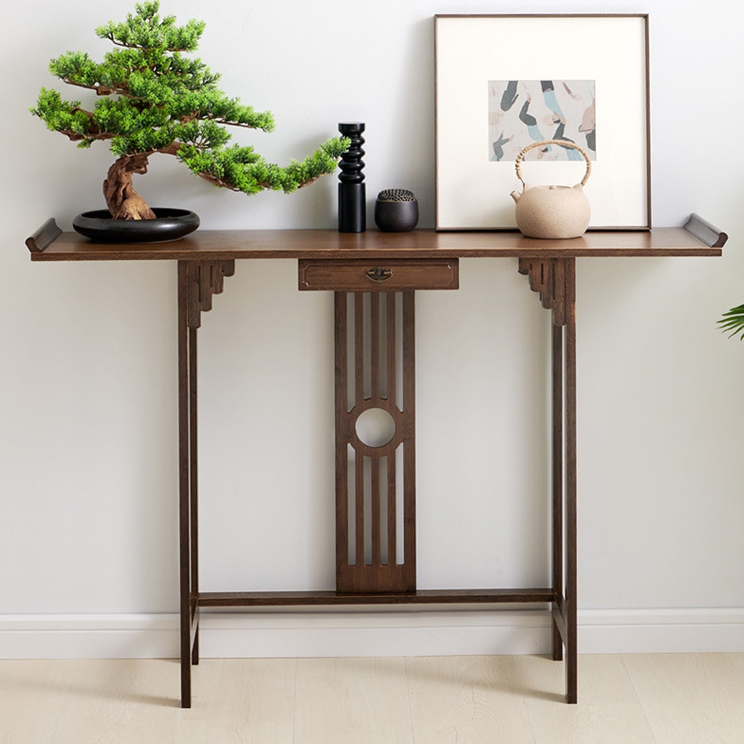 console table with storage