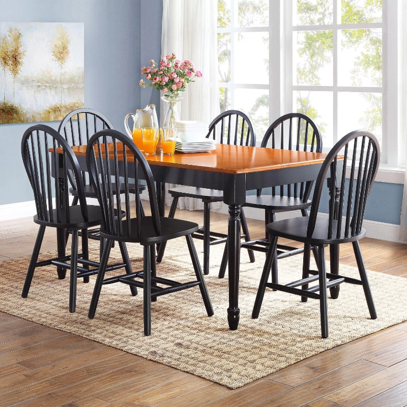 farmhouse table and chairs