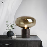 black marble table lamp