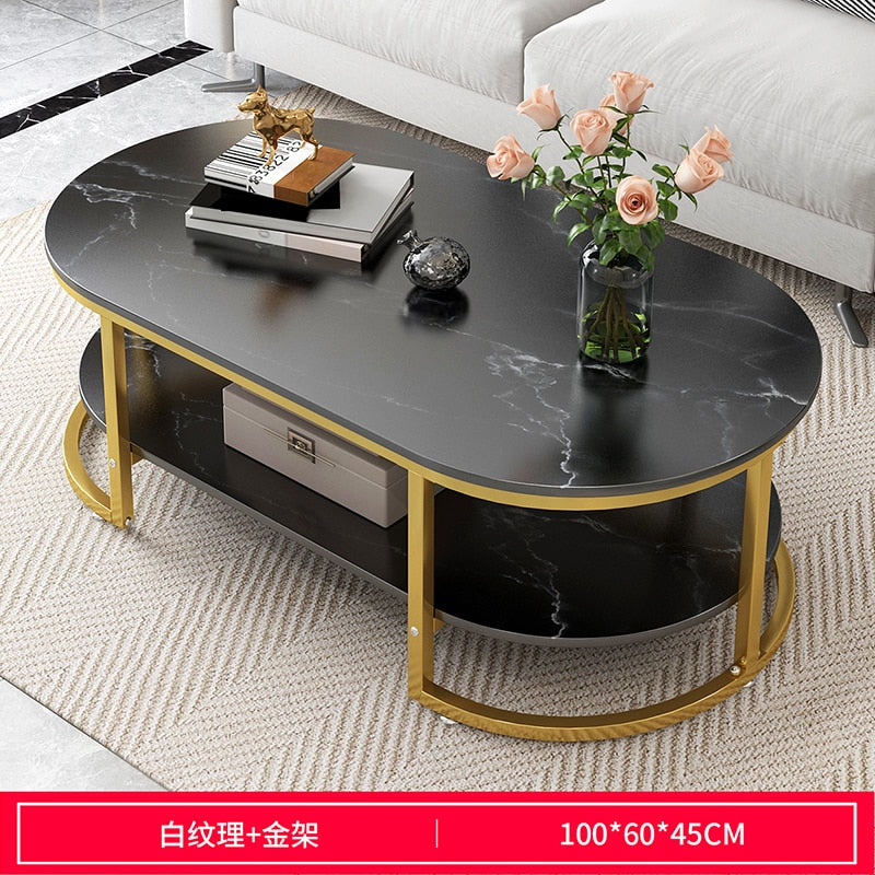 large oval coffee table