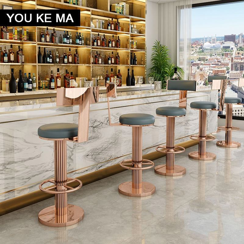 Bar stools with backs