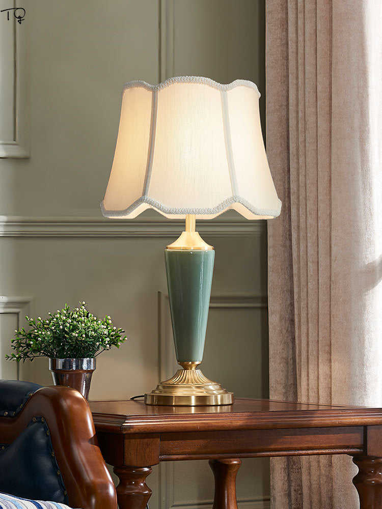 Vintage ceramic table lamps