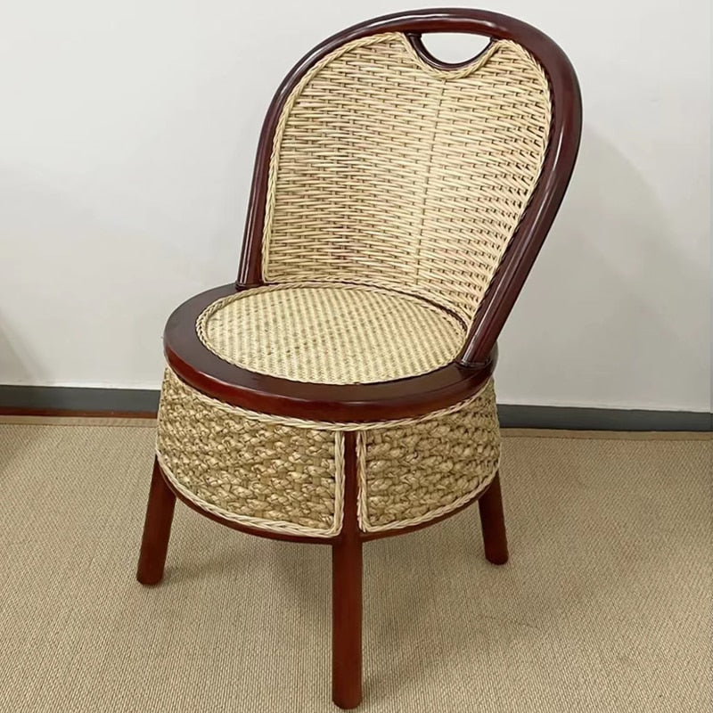 rattan swivel chair