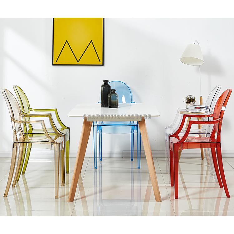 Acrylic dining chairs