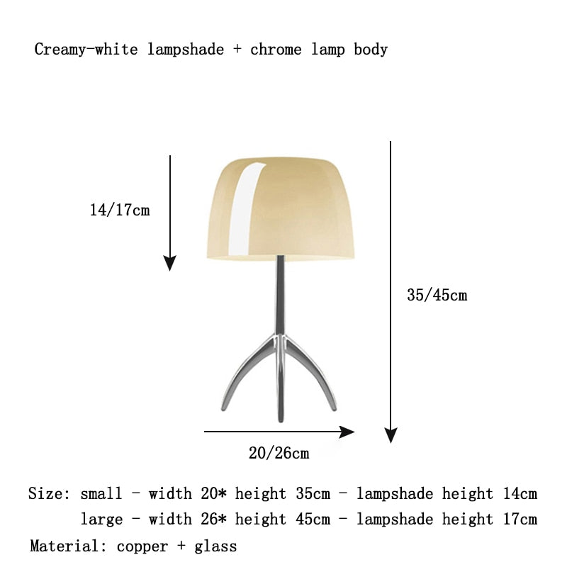 size of lamp