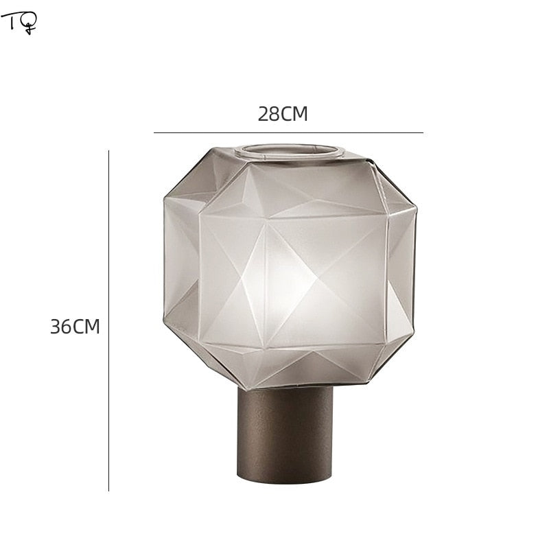 size view of lamp