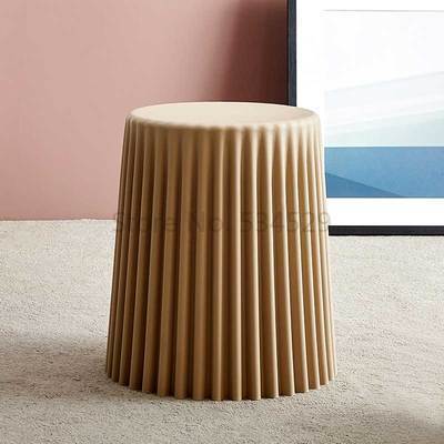 round rattan side table