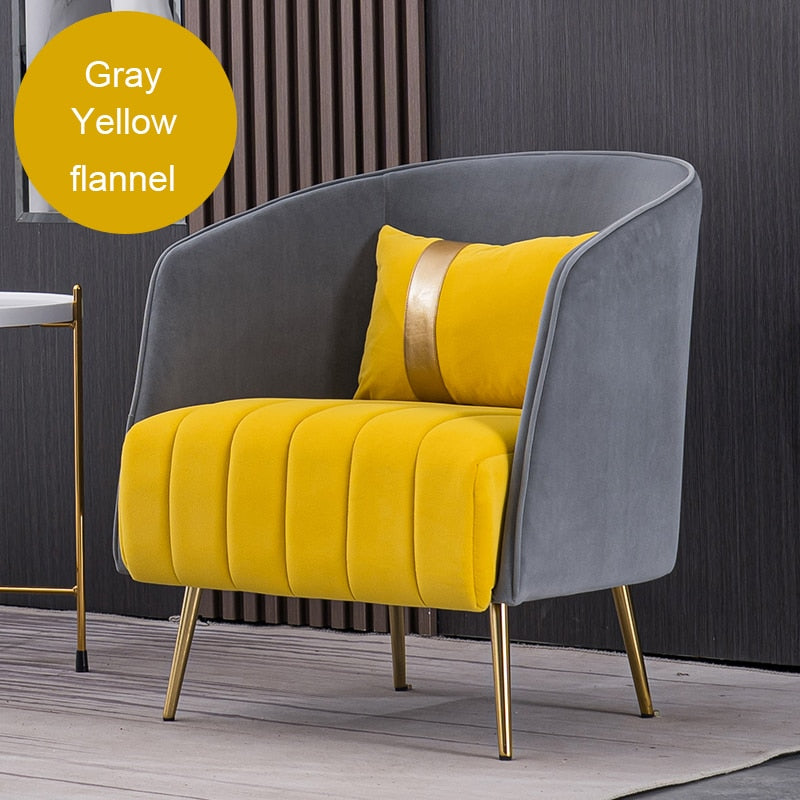 gray yellow flannel view