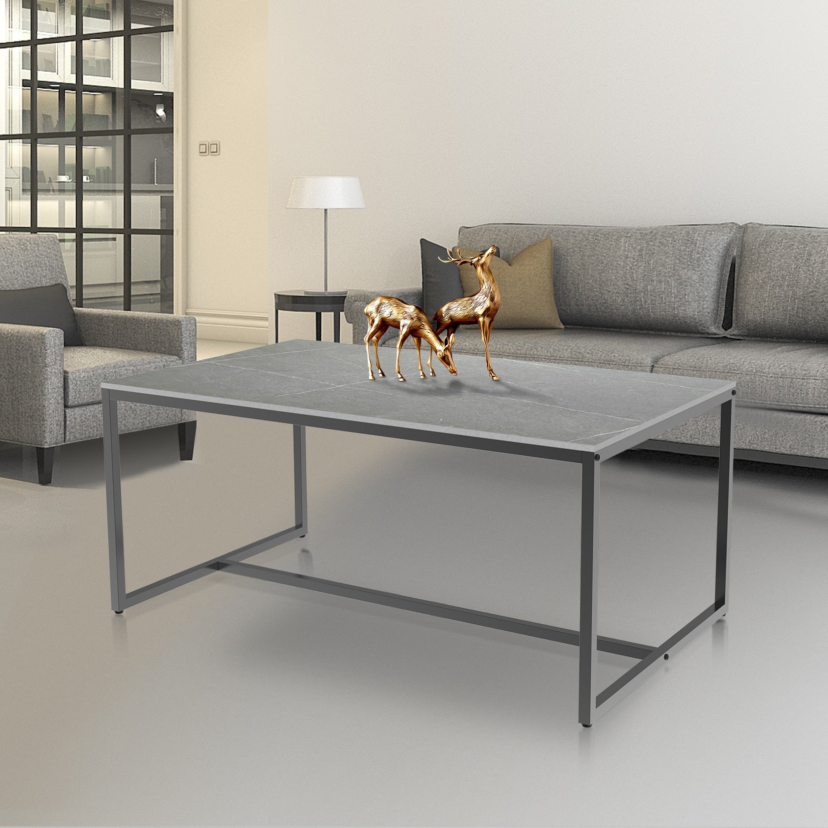 dark grey coffee table