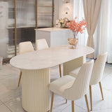 Upholstered dining chairs 