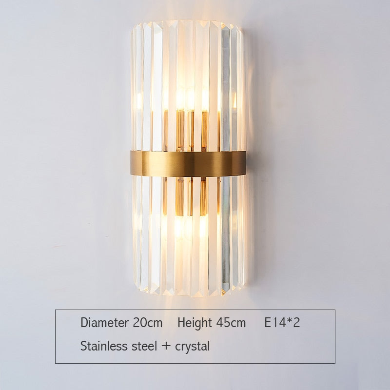 crystal wall lights for living room