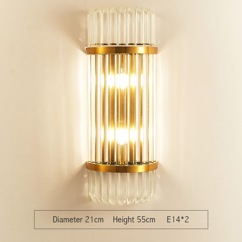 size view of lamp