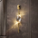 Crystal wall sconce lighting