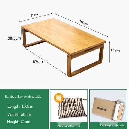 wooden folding table