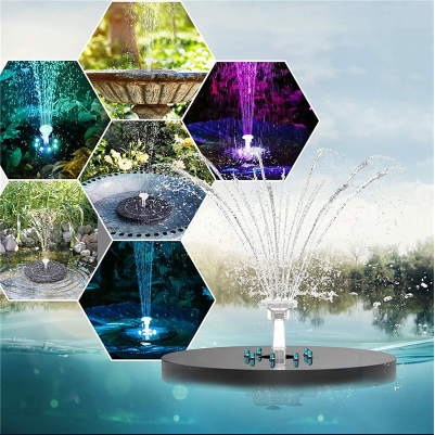 Modern Floating Solar Fountain