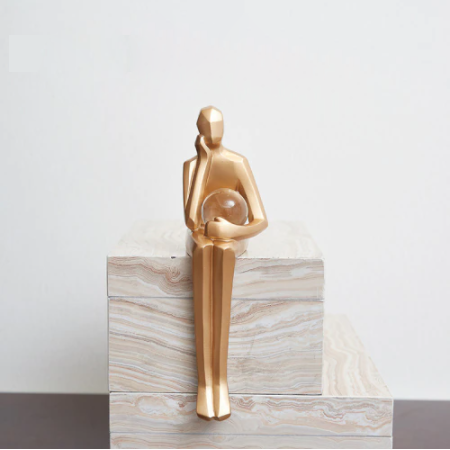 Golden Man Sculpture