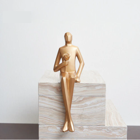 Golden Man Sculpture