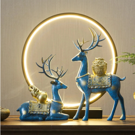 Lucky Deer Sculpture