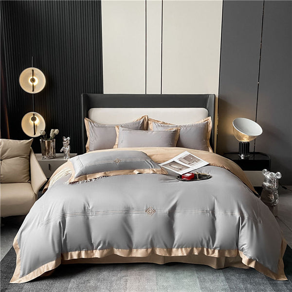Grey bedroom cushions