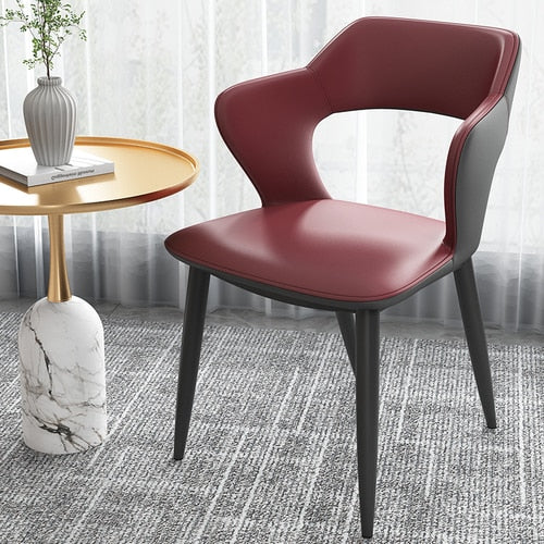 Grey fabric dining chairs