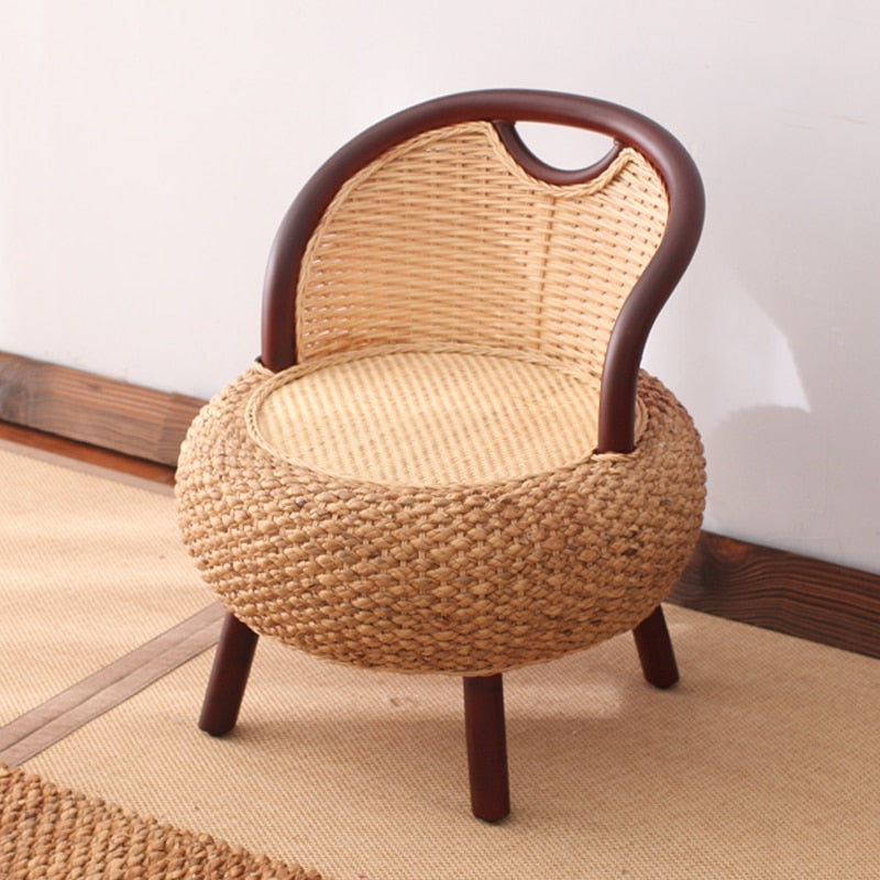 rattan swivel chair