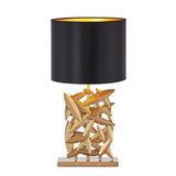 gold leaf table lamp