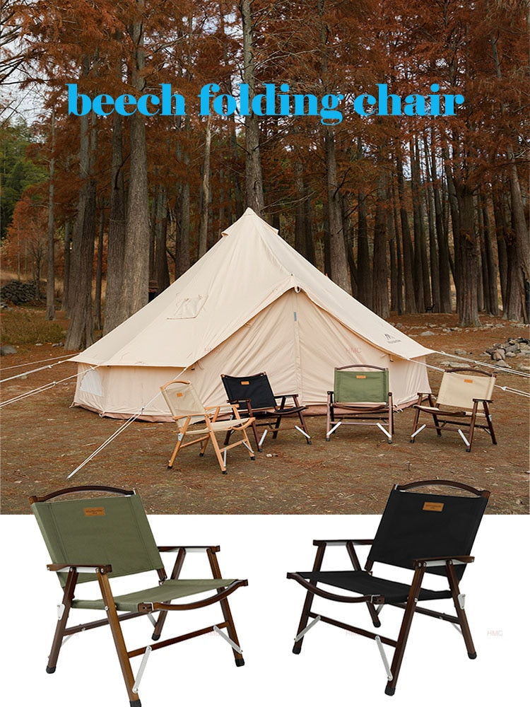 Folding camping chairs