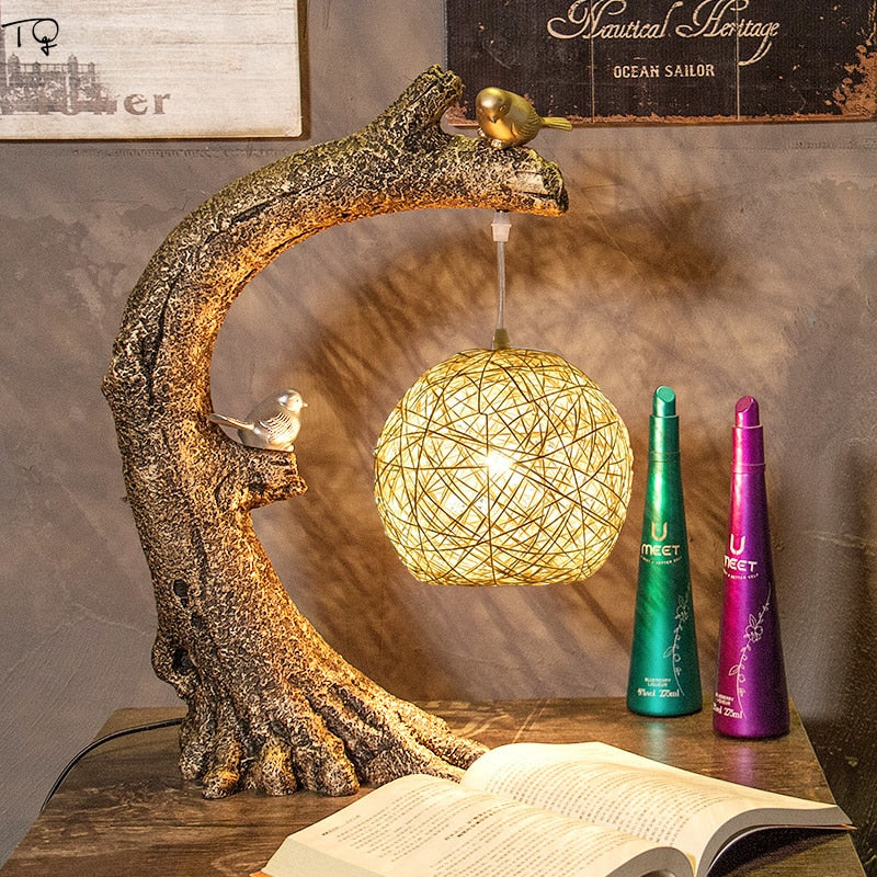 tree table lamp