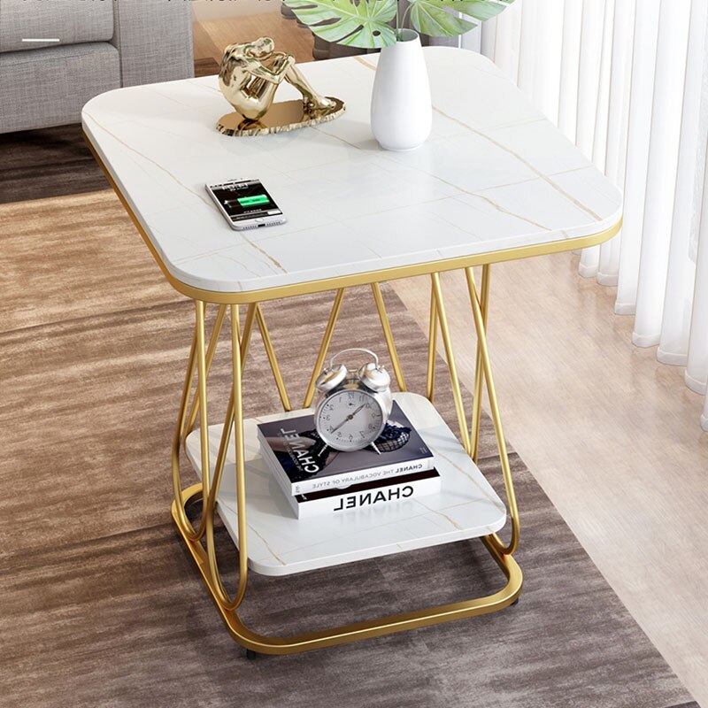 white marble top coffee table