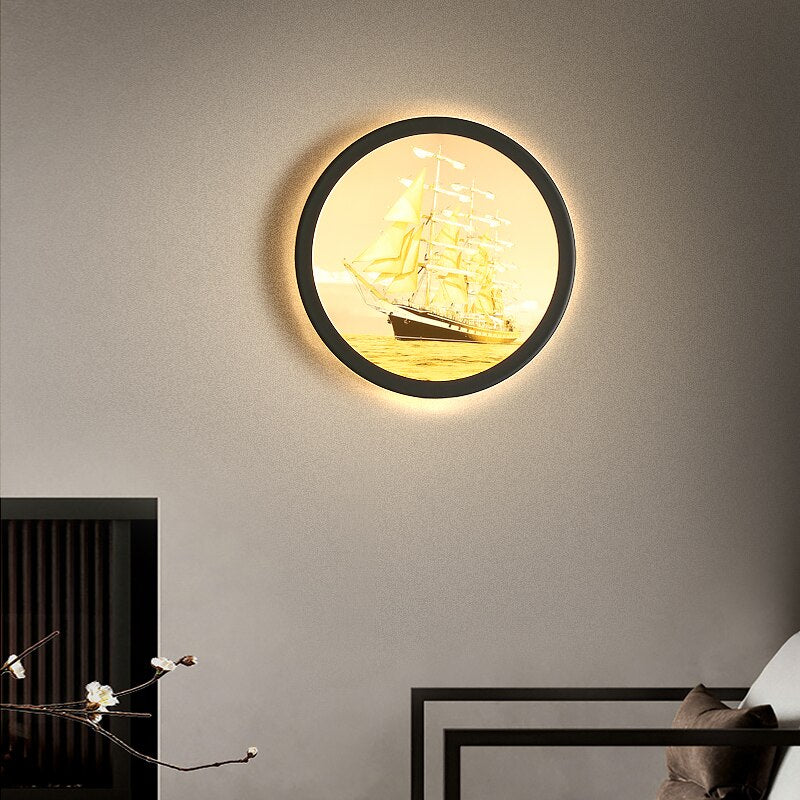 Acrylic wall light