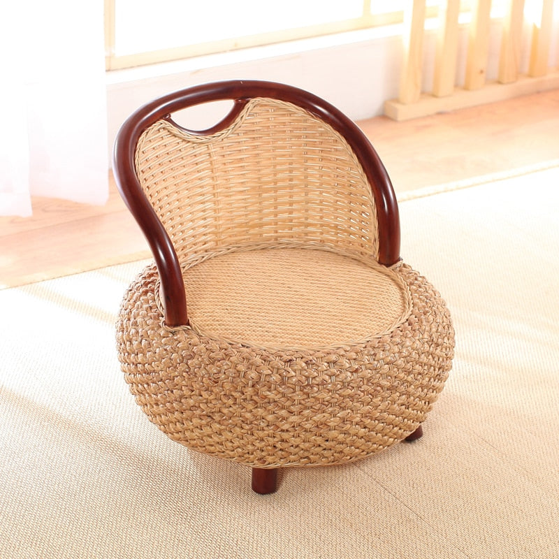 rattan swivel chair