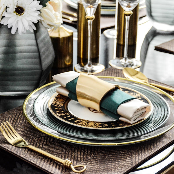 Gold Pattern Porcelain Tableware