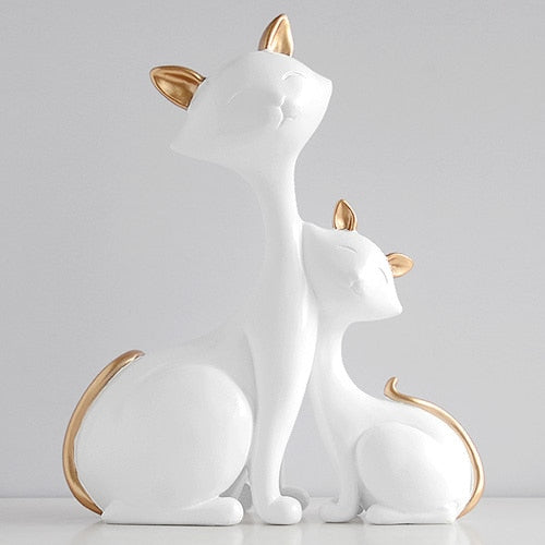 Love Cat Figurines