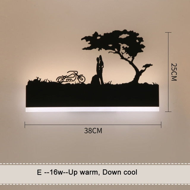 Decorative wall lamps