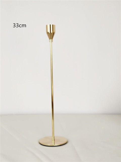 Golden Candle Holder