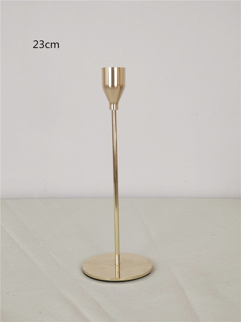 Golden Candle Holder