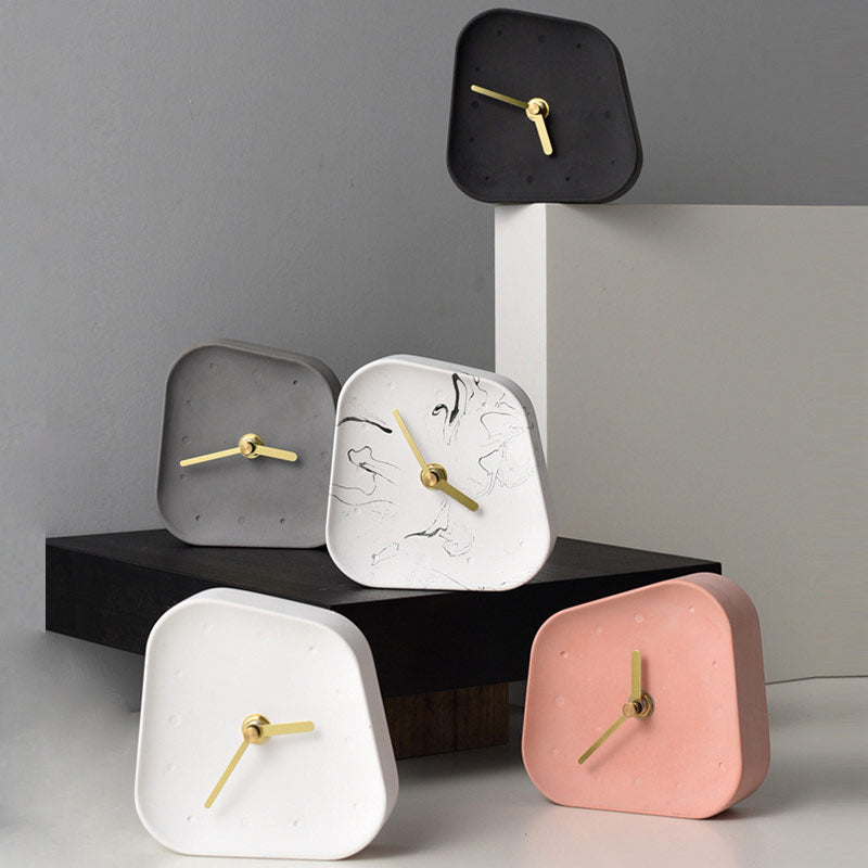 Nordic Style Cement Clock