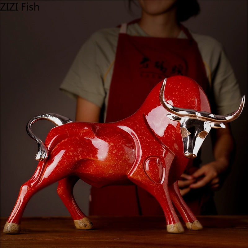 wall street bull figurine