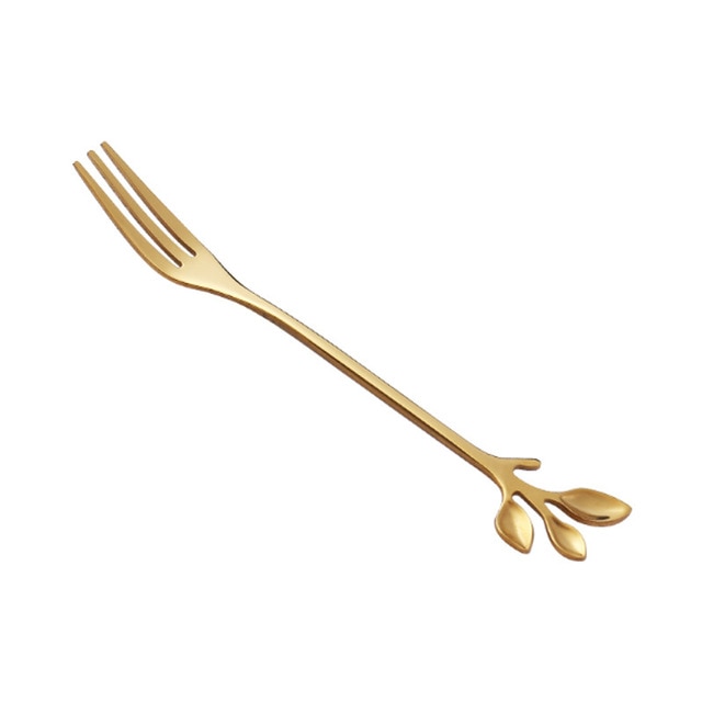 unique design golden spoon