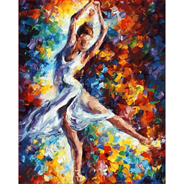 dancing girl painting