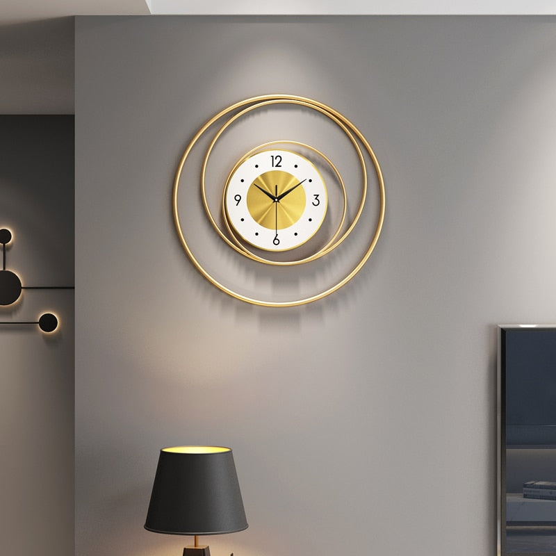 Gold Modern Wall Clock