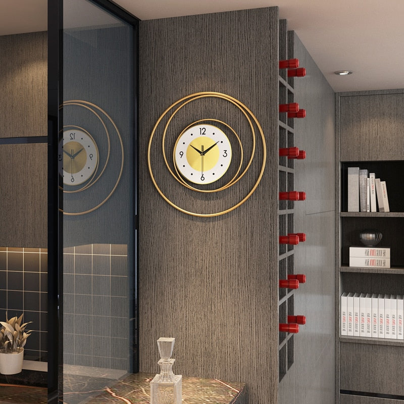 Gold Modern Wall Clock