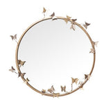 Embossed Butterfly Wall Mirror