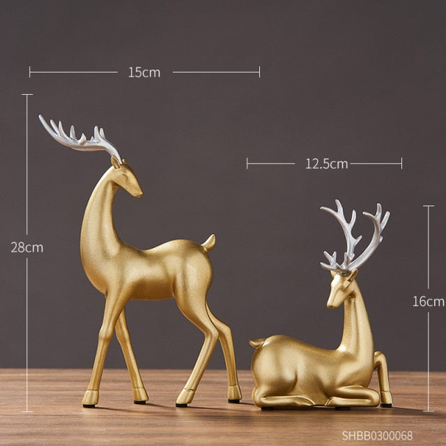 Golden Deer Statue