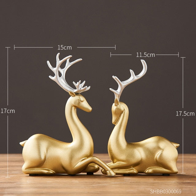 Golden Deer Statue