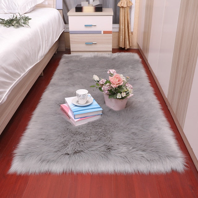 Faux fur carpet