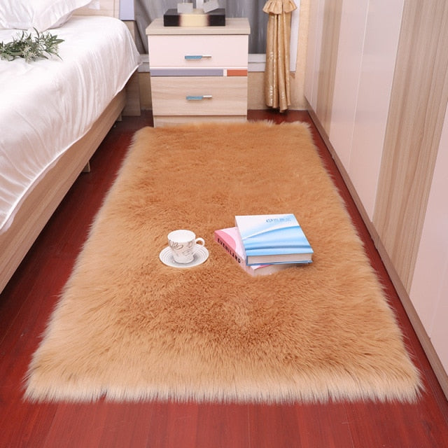 Faux fur carpet