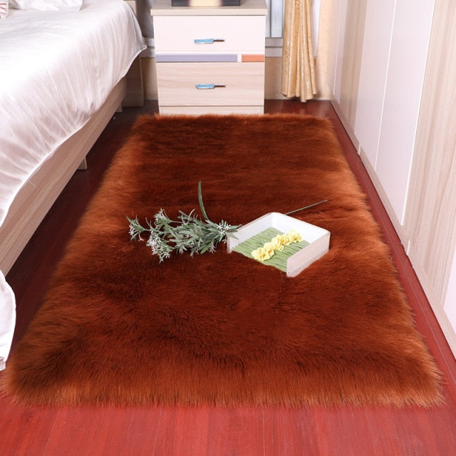 Faux fur carpet