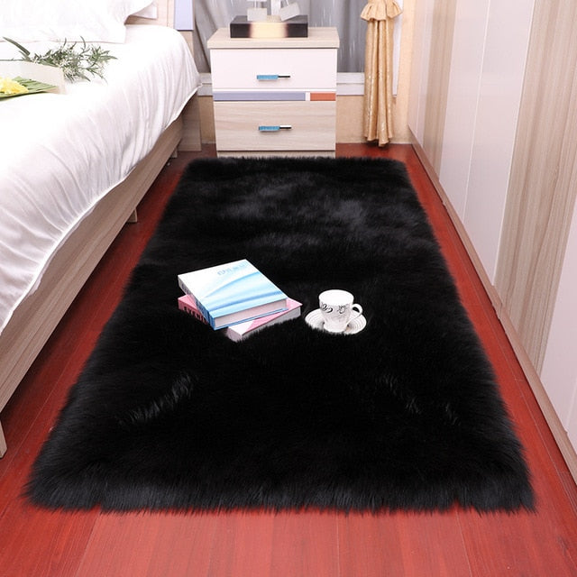 Faux fur carpet