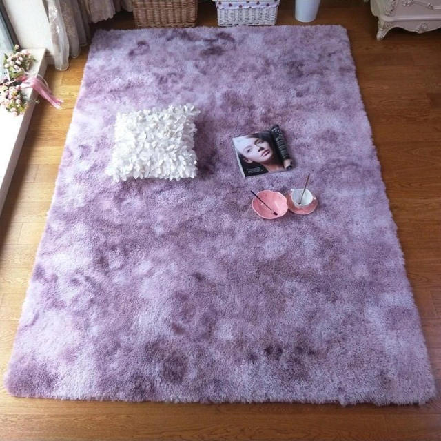 Fluffy area rugs